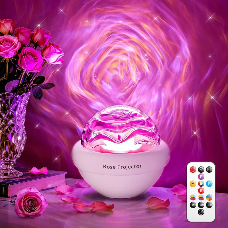 PIKOY Rose Projection Lamp