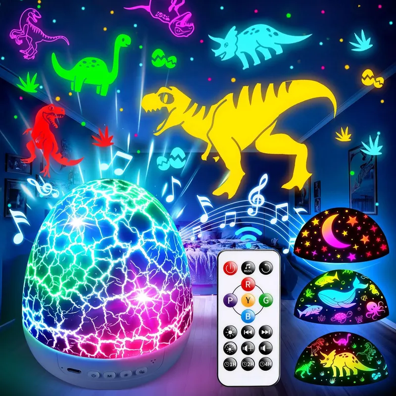 PIKOY Dinosaur Egg Night Light Projector