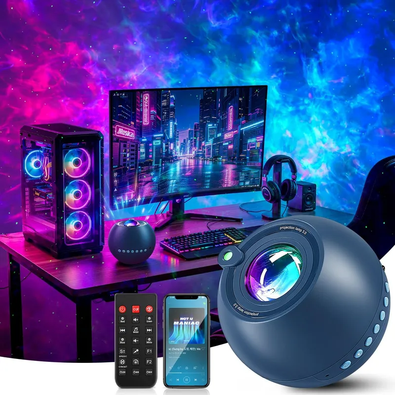 PIKOY Galaxy Projector for Gaming Rooms